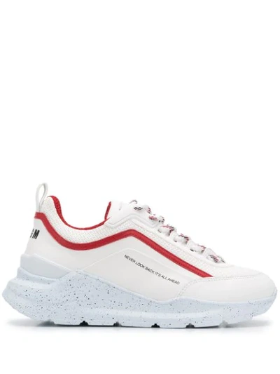 Msgm Chunky Sole Trainers In White