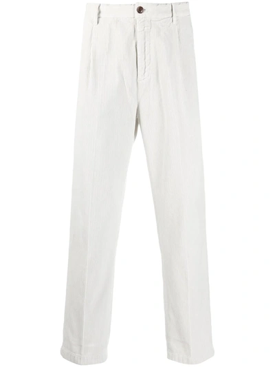 Closed Cropped Trousers In Grey