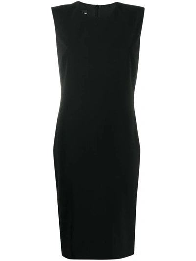 Boutique Moschino Sleeveless Pencil Dress In Black