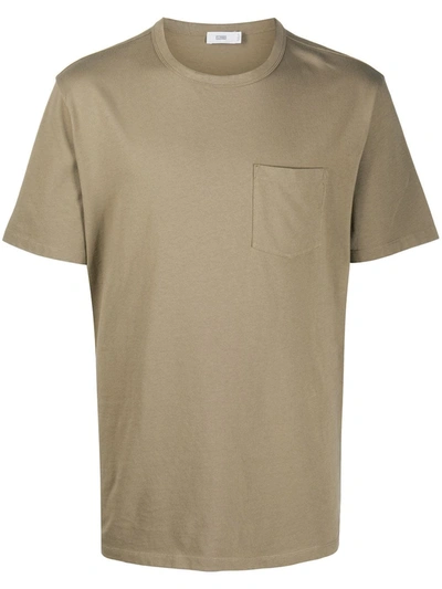 Closed Chest Pocket T-shirt In Neutrals