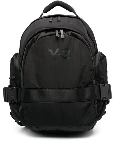 Y-3 Ch2 Buckle-strap Backpack In Black