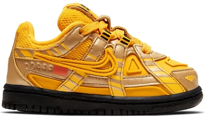 Pre-owned Nike Air Rubber Dunk Off-white University Gold (td) In University Gold/university Gold-black
