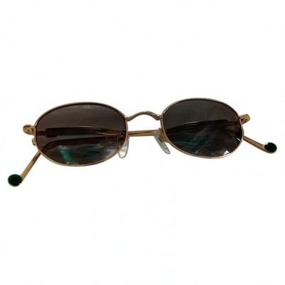 Pre-owned Jean Paul Gaultier Gold Metal Sunglasses