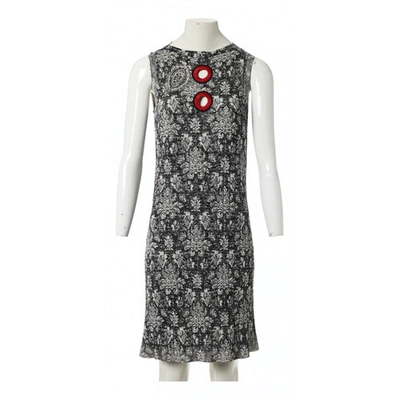 Pre-owned Louis Vuitton Wool Mini Dress In Multicolour