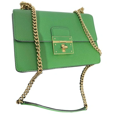Pre-owned Dolce & Gabbana Green Leather Handbag