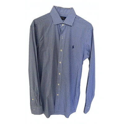 Pre-owned Polo Ralph Lauren Blue Cotton Shirts