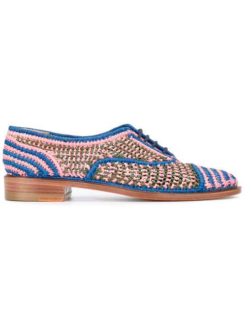 Robert Clergerie Woven Lace-up Shoes | ModeSens