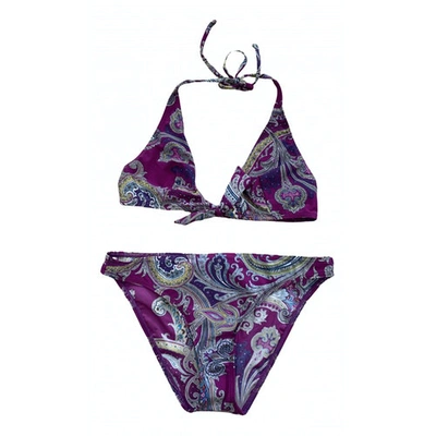 Pre-owned Etro Purple Swimwear