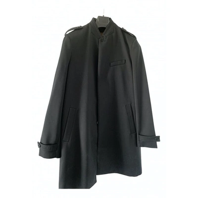 Pre-owned The Kooples Fall Winter 2019 Black Wool Coat