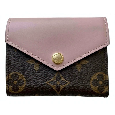 Pre-owned Louis Vuitton Victorine Pink Cloth Wallet