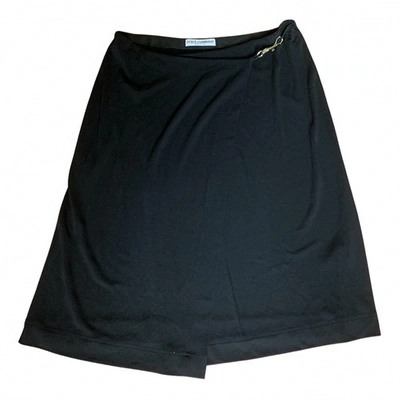 Pre-owned Dolce & Gabbana Mid-length Skirt In Black