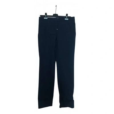 Pre-owned Tommy Hilfiger Trousers In Blue