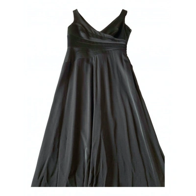Pre-owned Armani Collezioni Maxi Dress In Black
