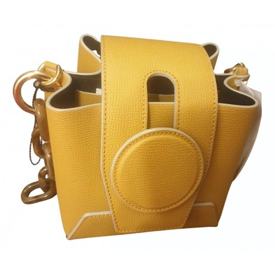 Pre-owned Yuzefi Daria Yellow Leather Handbag