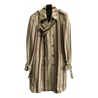 Pre-owned Moschino Coat In Multicolour