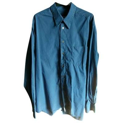 Pre-owned Hugo Boss Shirt In Blue