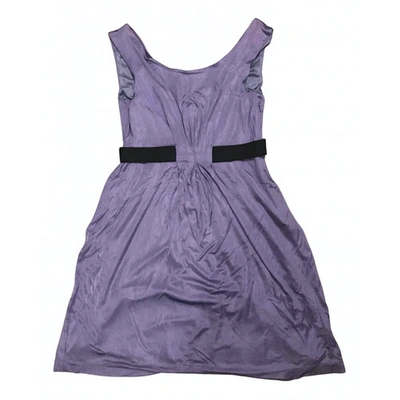 Pre-owned Philosophy Di Alberta Ferretti Mini Dress In Purple