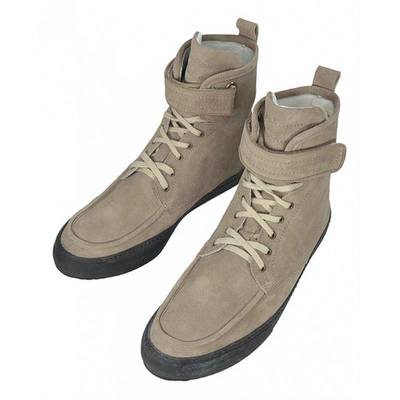 Pre-owned Pierre Hardy Beige Suede Boots