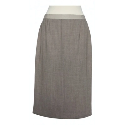 Pre-owned Fabiana Filippi Wool Mid-length Skirt In Other