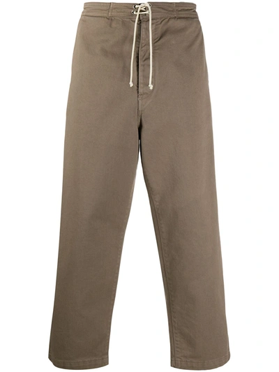 Société Anonyme Drawstring Cargo Trousers In Brown