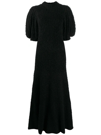 Cecilie Bahnsen Tie-back Knitted Dress In Black