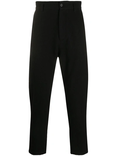 Ann Demeulemeester Tailored Wool-blend Trousers In Black