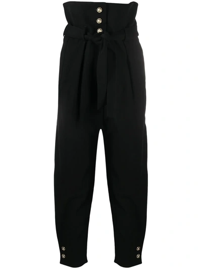 Iro Caelia High-waisted Trousers In Black