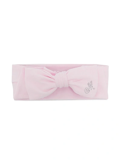 Monnalisa Babies' Gem Embellished Hair Band In Pink
