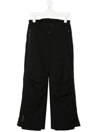 Moncler Kids' Straight-leg Cargo Trousers In Black