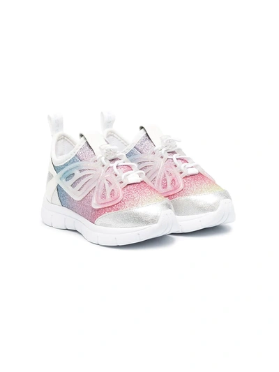 Sophia Webster Mini Kids' Butterfly Low-top Trainers In White