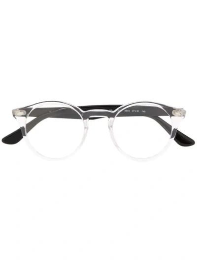 Ray Ban Clear Optical Glasses In White