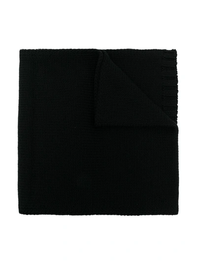 Dondup Kids' Crystal-embellished D Scarf In Black