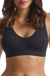 Commando Luxury Rib Bralette In Black