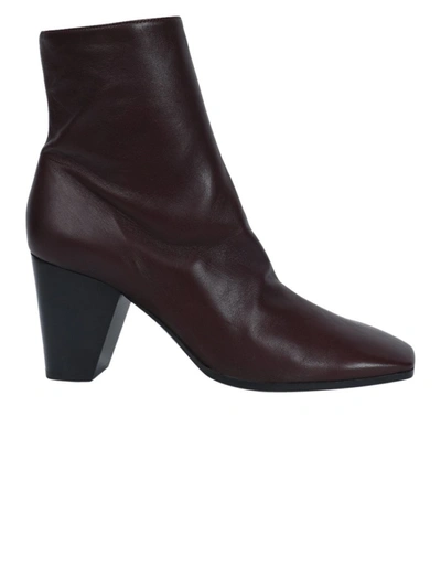 Pierre Hardy Dalva Ankle Leather Boots In Brown