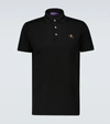 Ralph Lauren Mens Classic Black Logo-embroidered Cotton-piqué Polo Shirt L