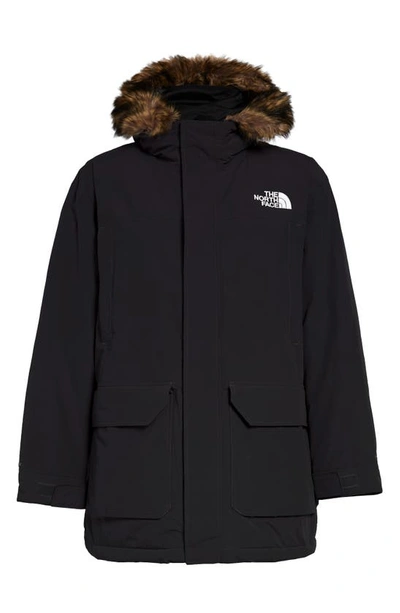 The North Face Mcmurdo Waterproof 550 Fill Power Down Parka In Tnf Black/black