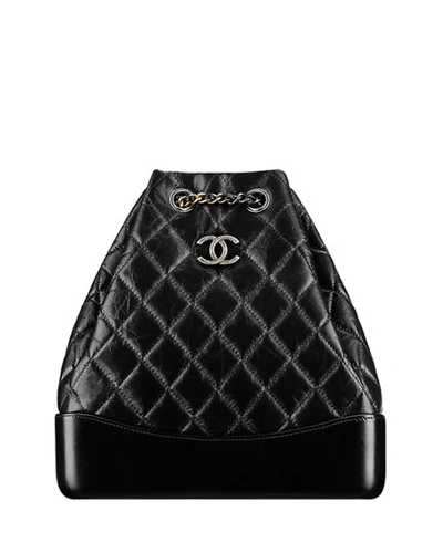 Chanel 's Gabrielle Backpack In Black