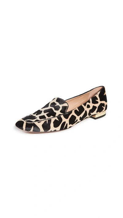 Aquazzura Greenwich Lined Loafer In Natural