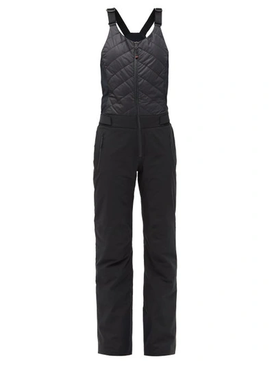 Bogner Fire+ice Ivie-t Ponte-trimmed Ski Suit In Black