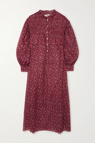 Isabel Marant Étoile Perkins Shirred Floral-print Cotton