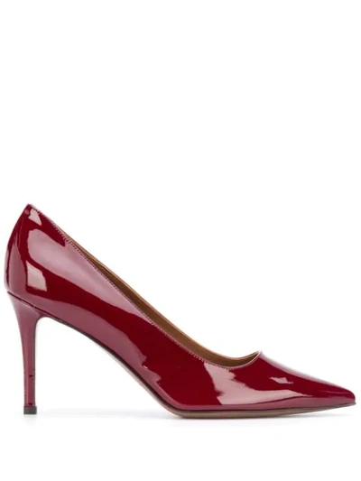 L'autre Chose Pointed Toe Pumps In Red