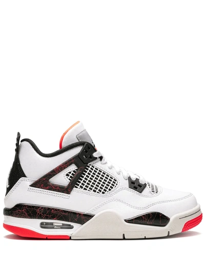 Nike Kids' Air Jordan 4 Retro Sneakers In White