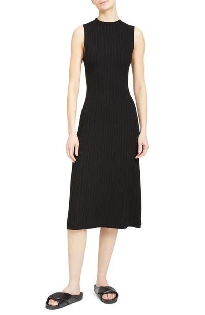 open lace back dress ribbed cotton midi dress – somewear in between main image 1