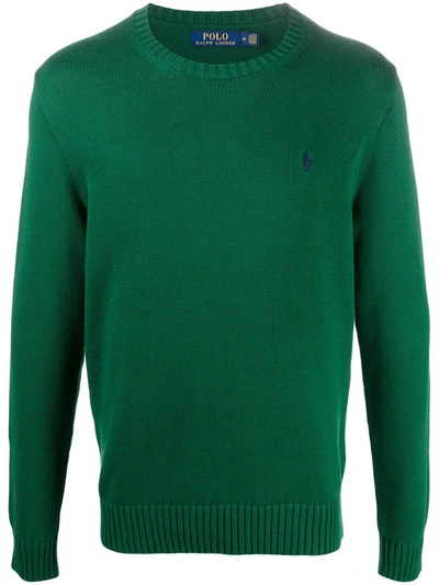 Polo Ralph Lauren Long-sleeve Logo Jumper In Green