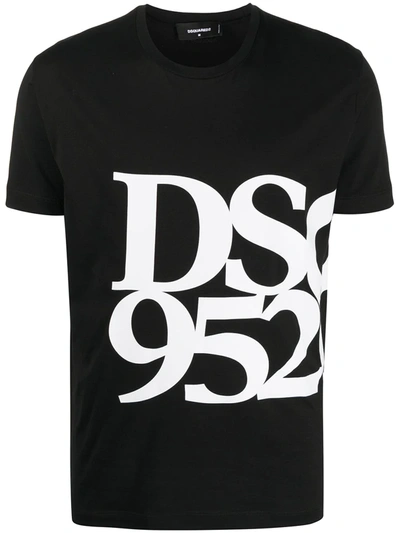 Dsquared2 Graphic Print T-shirt In Black
