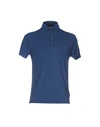 Zanone Polo Shirts In Deep Jade