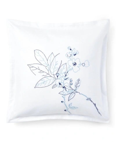 Ralph Lauren Sandra Embroidered Decorative Pillow, 18" X 18" Bedding In Blue Multi