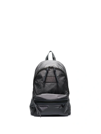 Marc Jacobs Grey Logo Patch Detail Backpack