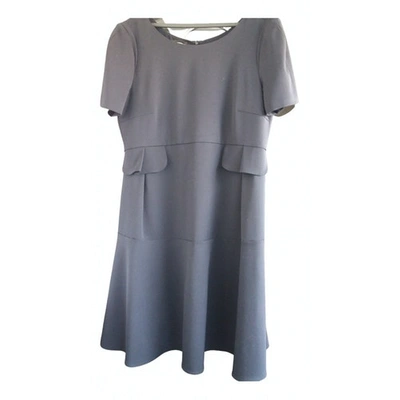 Pre-owned Emporio Armani Wool Dress In Navy