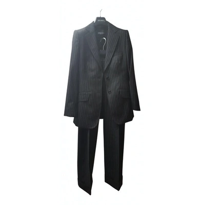 Pre-owned Dolce & Gabbana Wool Suit Jacket In Grey